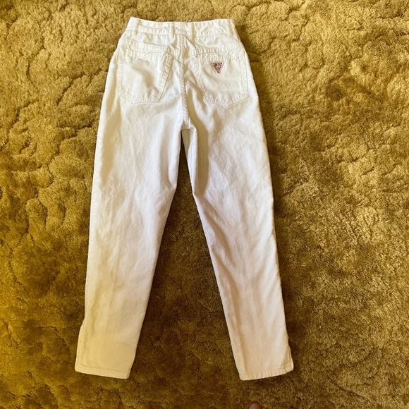 Vtg 80s white high waist Guess jeans - Picture 15 of 16